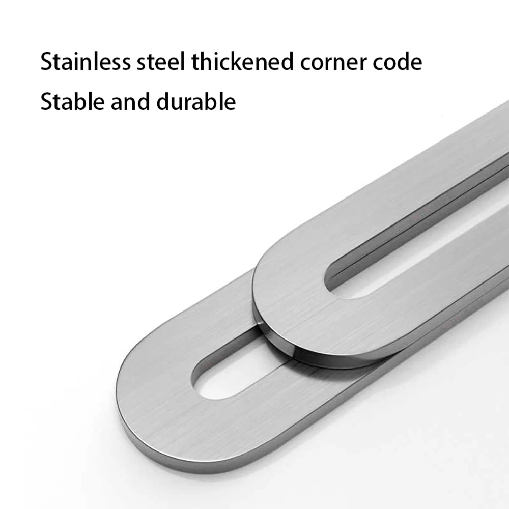 Wit roestvrij staal L/T-type h - Furniture Hardware Types recensie en prijs