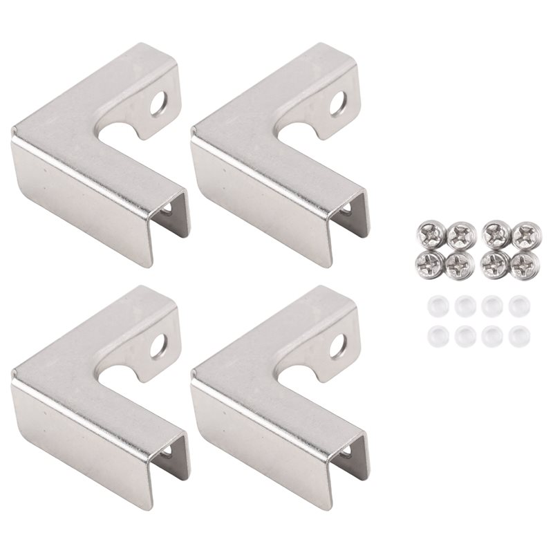 ABUI-4 Stuks L Type Glasbevest - Furniture Hardware Types recensie en prijs