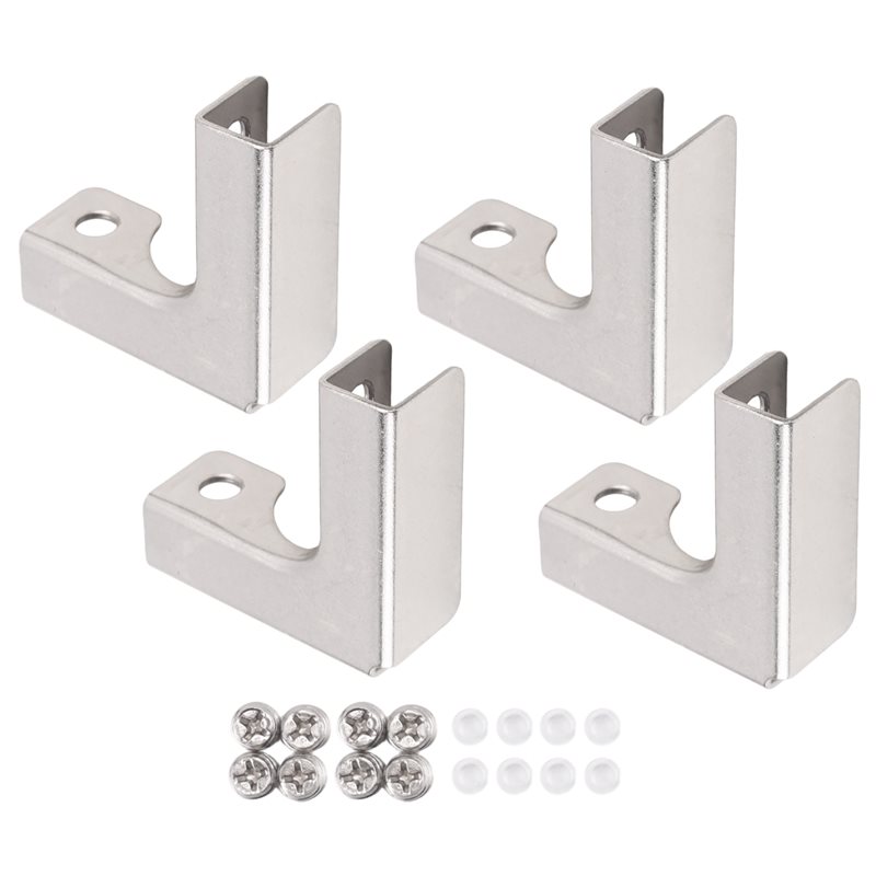 ABUI-4 Stuks L Type Glasbevest - Furniture Hardware Types recensie en prijs